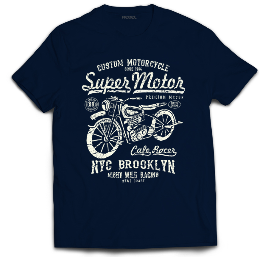 

Tshirt motocykl motor dla motocyklisty motory L