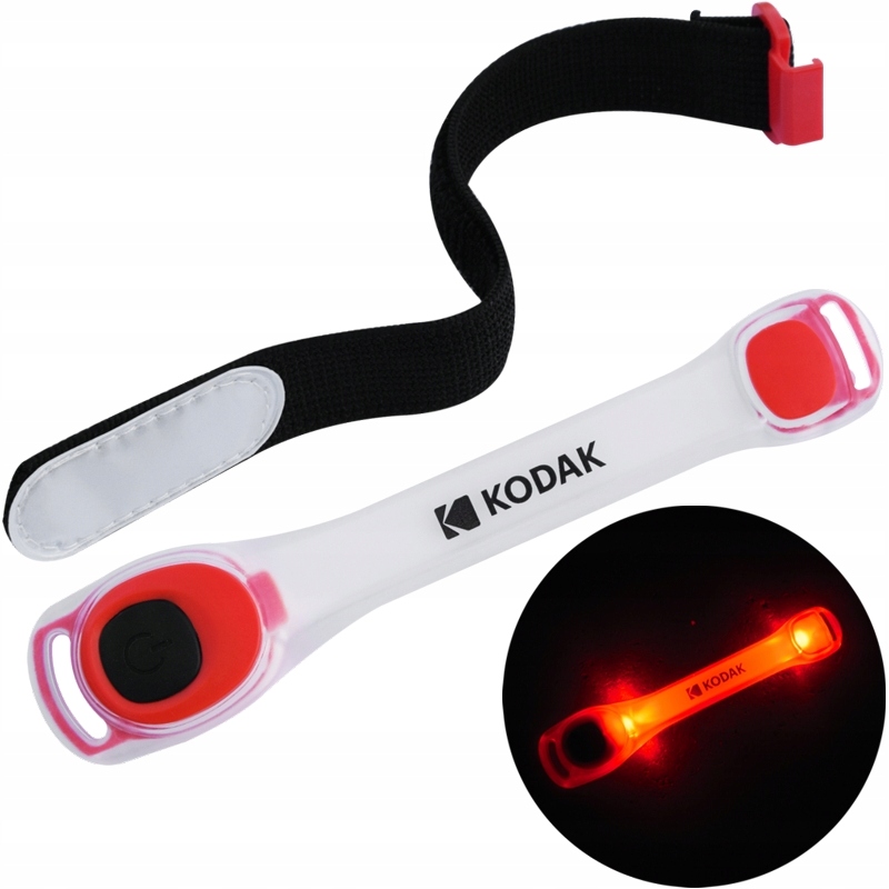 OPASKA ODBLASKOWA LED DLA BIEGACZA LAMPKA SPORTOWA SILIKONOWA Marka Kodak