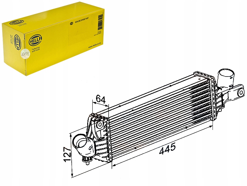 INTERCOOLER HELLA 14461AW300 14461AW301 077004N DN
