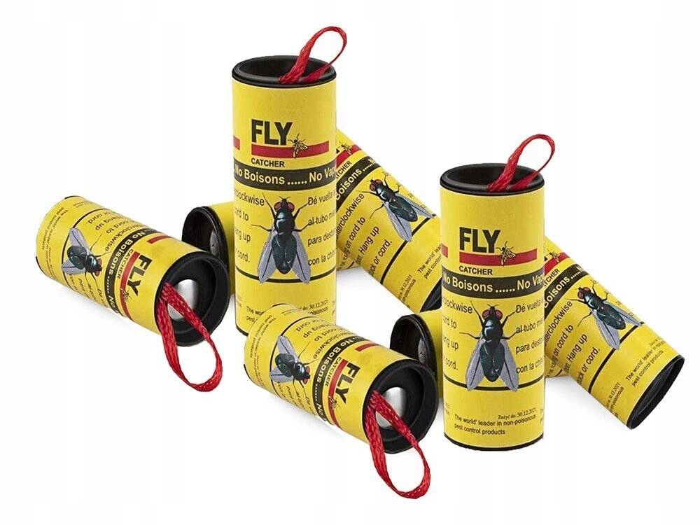 LEP NA MUCHY PUŁAPKA klejowa LEPOWA ŁAPACZ OWADÓW MOCNY 4x ROLKA Kod producenta łapka na muchy