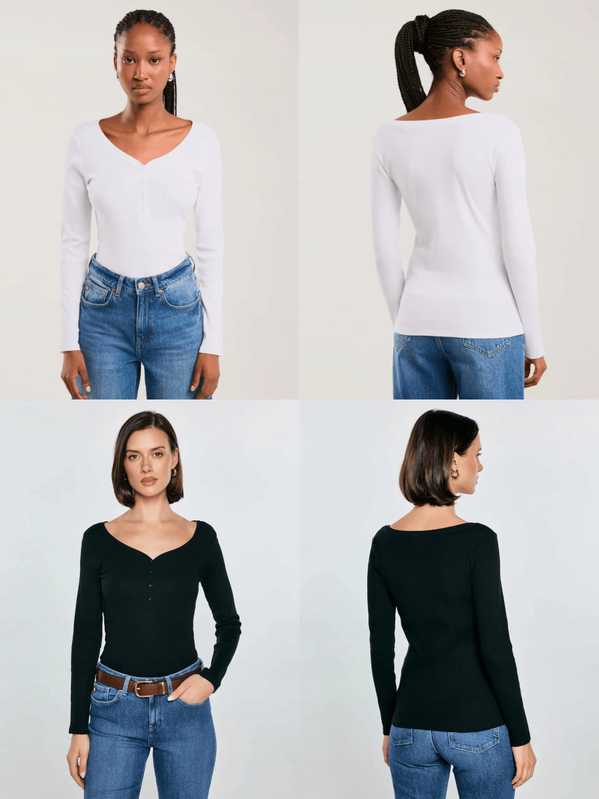 sada 2 x dámské tričko Big Star basic vel L