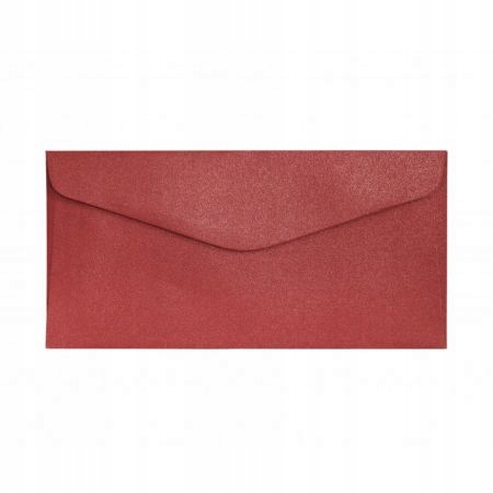 

Koperta Pearl czerwony DL op.10szt 150g