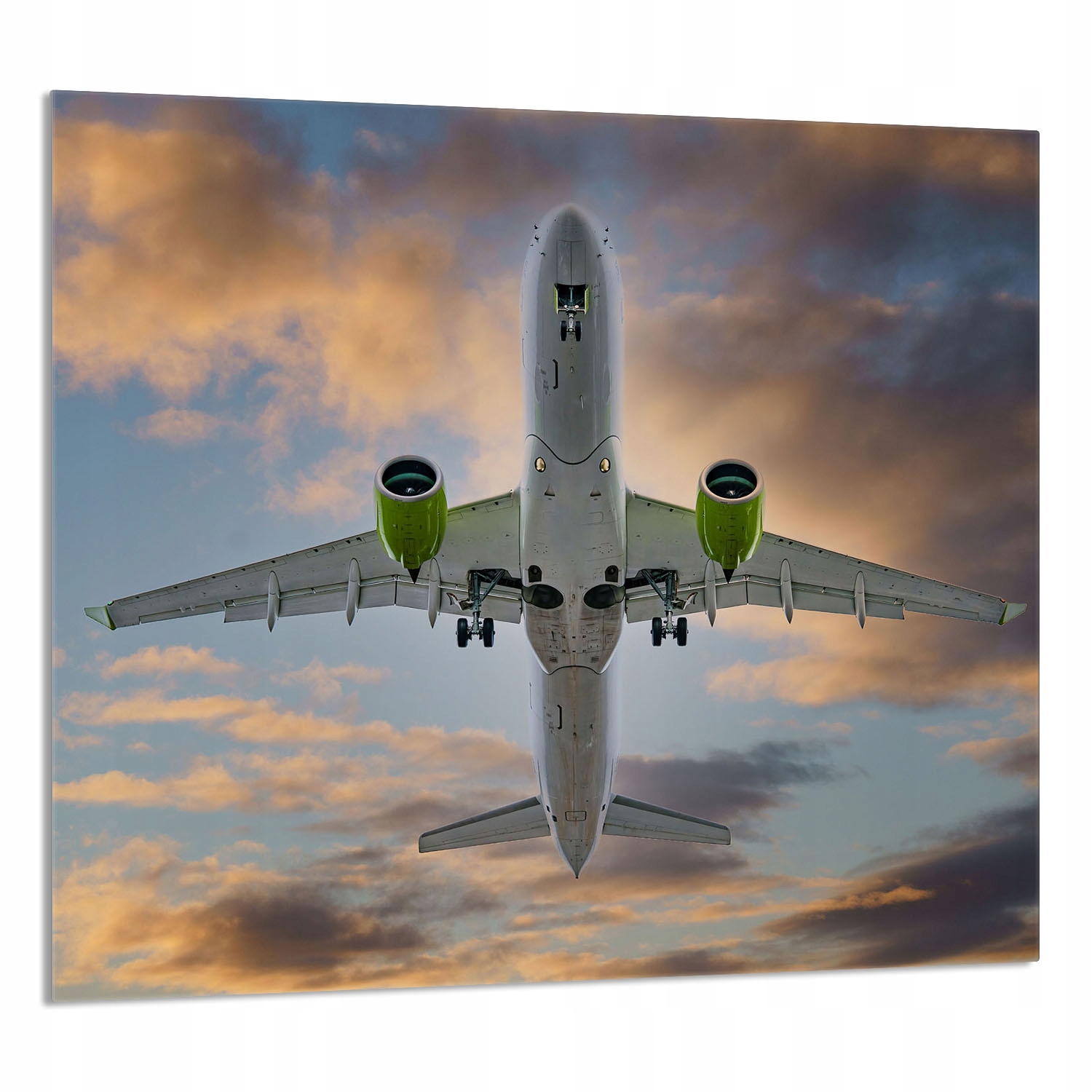 Skleněný Panel Do Kuchyně 65x60 Letadlo Tvrzené Sklo