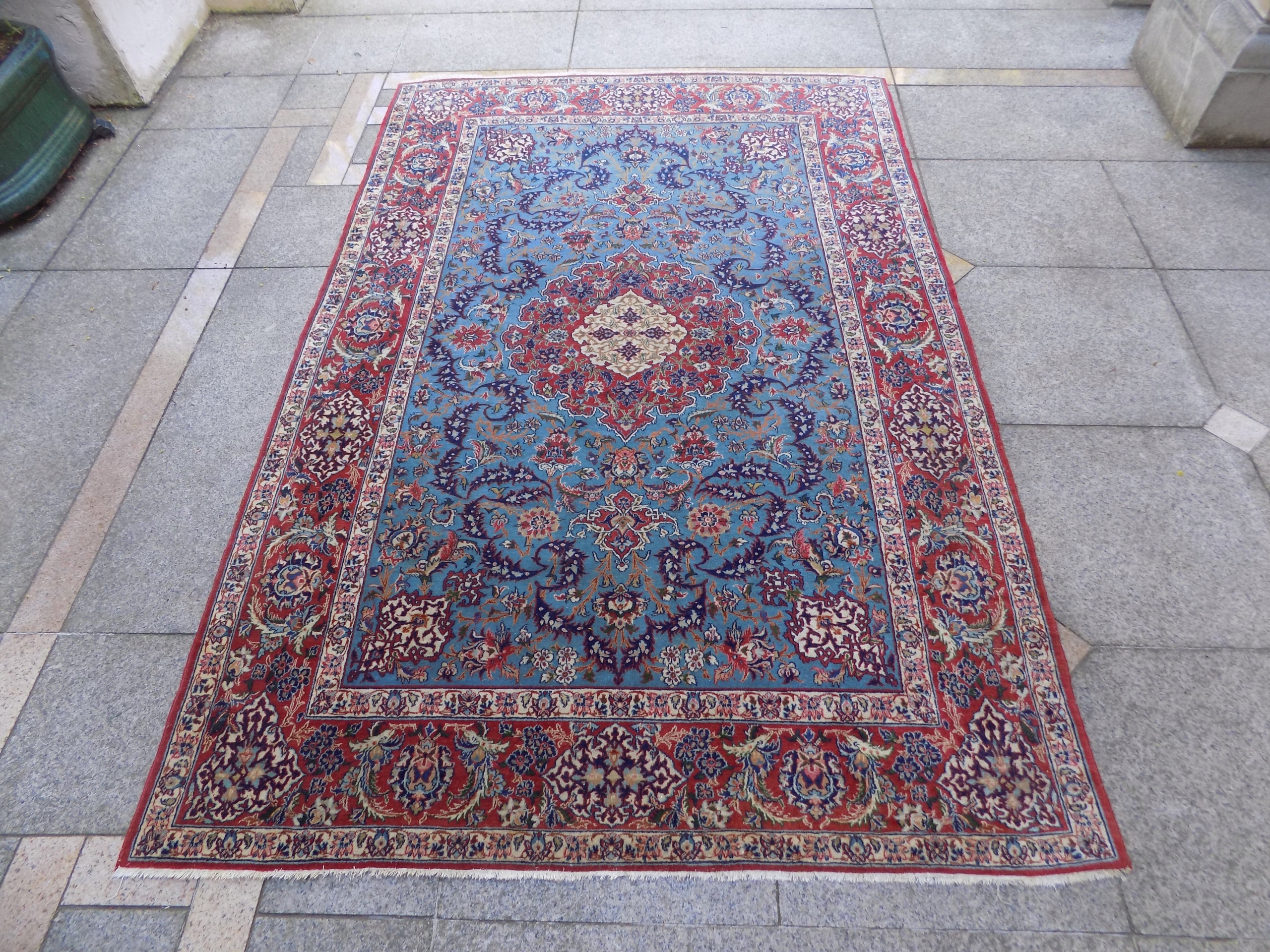 WEŁNIANY STARY KOBIERZEC PERSKI 230/150 CM
