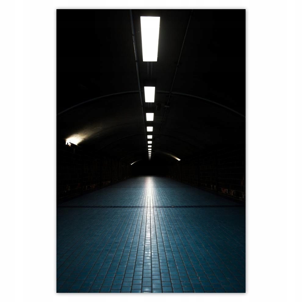 

Plakat 62x93 Droga Tunel Lampy