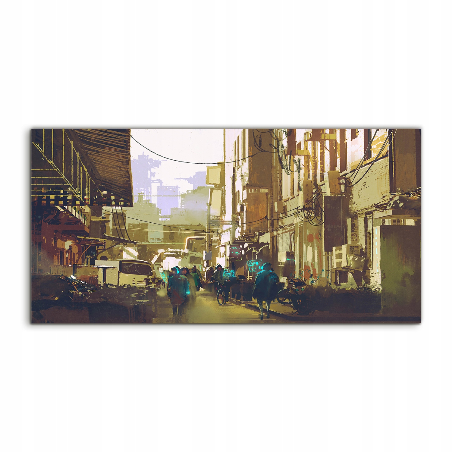 

Fotoobraz 120x60 nowoczesny Miejski Ludzie Miasto