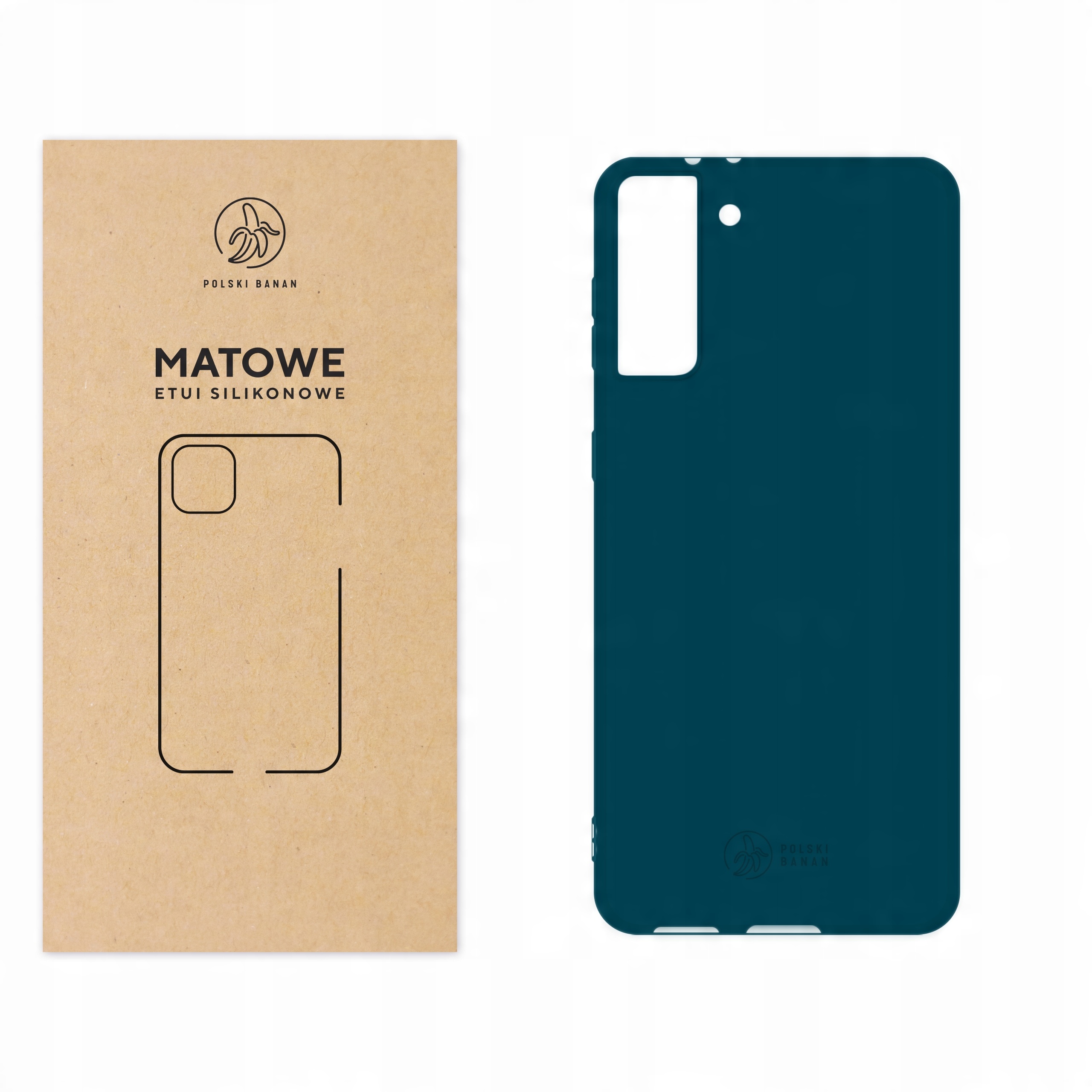 

Etui Matowe do Samsung S21 Plus morskie