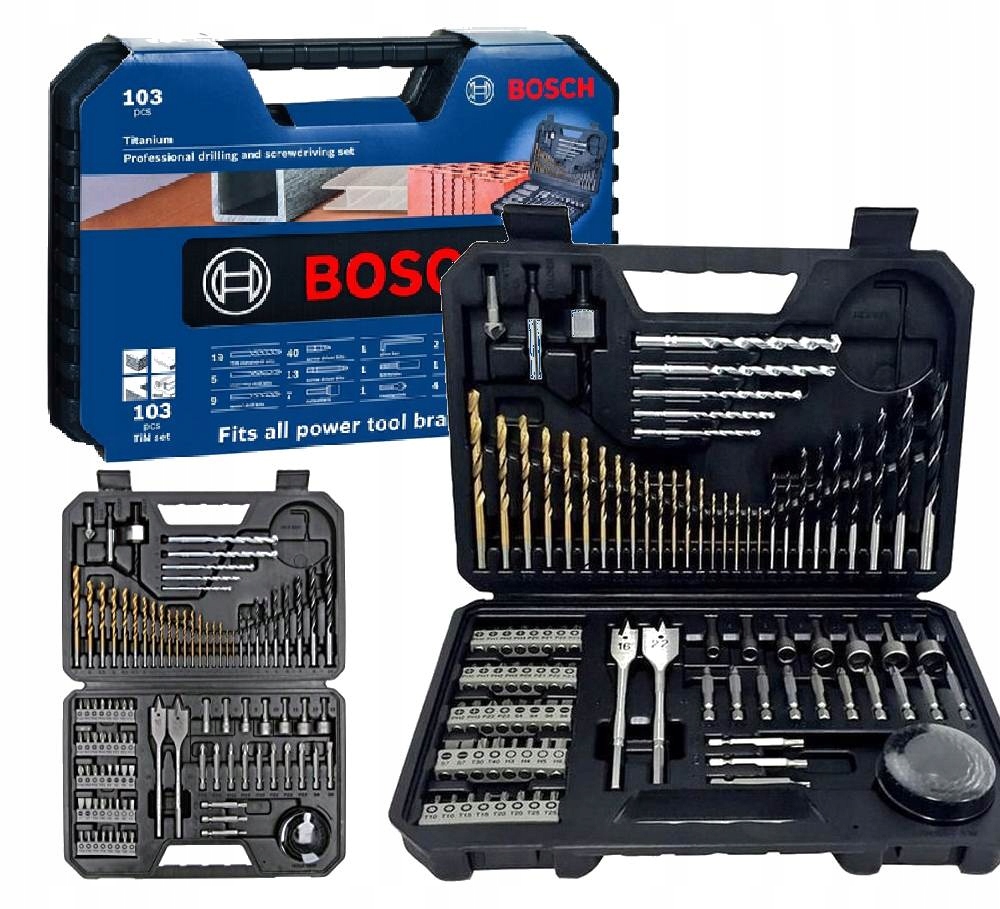 

Bosch Zestaw V-line 103szt Wierteł Końcowek Bitów