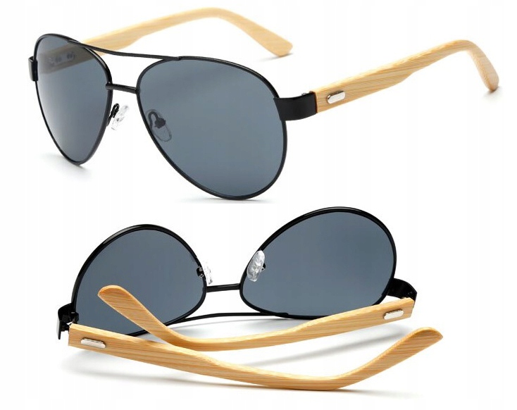 

Okulary Drewniane Polaryzacyjne Bamboo Pilotki K7