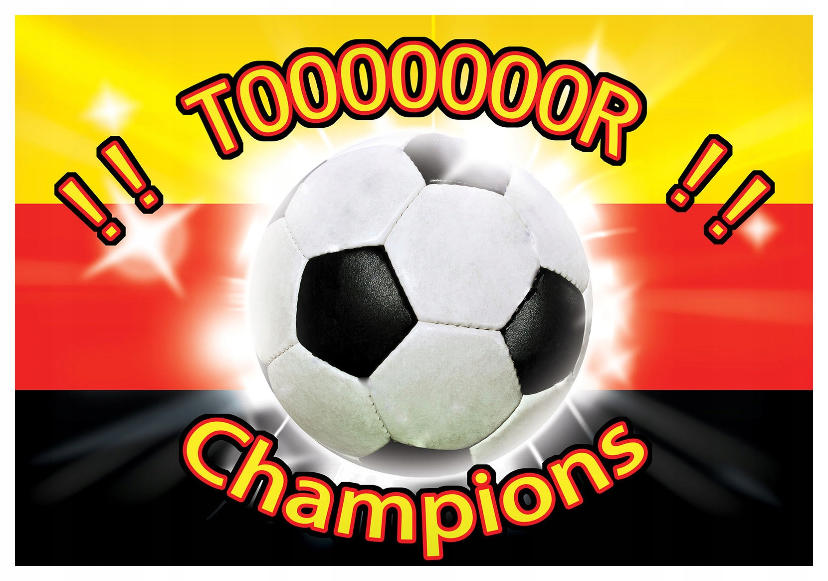 Fototapeta Fotbal Vítězství Energie Champion vinylová 254x184 lepidlo