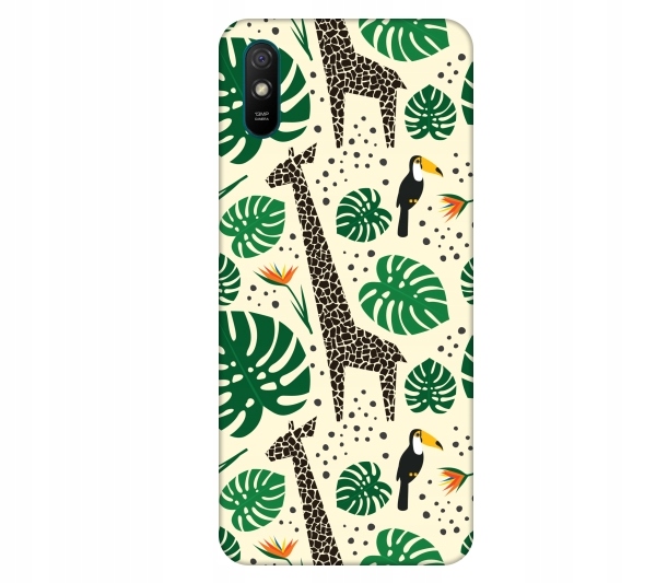 

Etui na telefon Xiaomi Redmi 9A Zyrafy tukany dzun