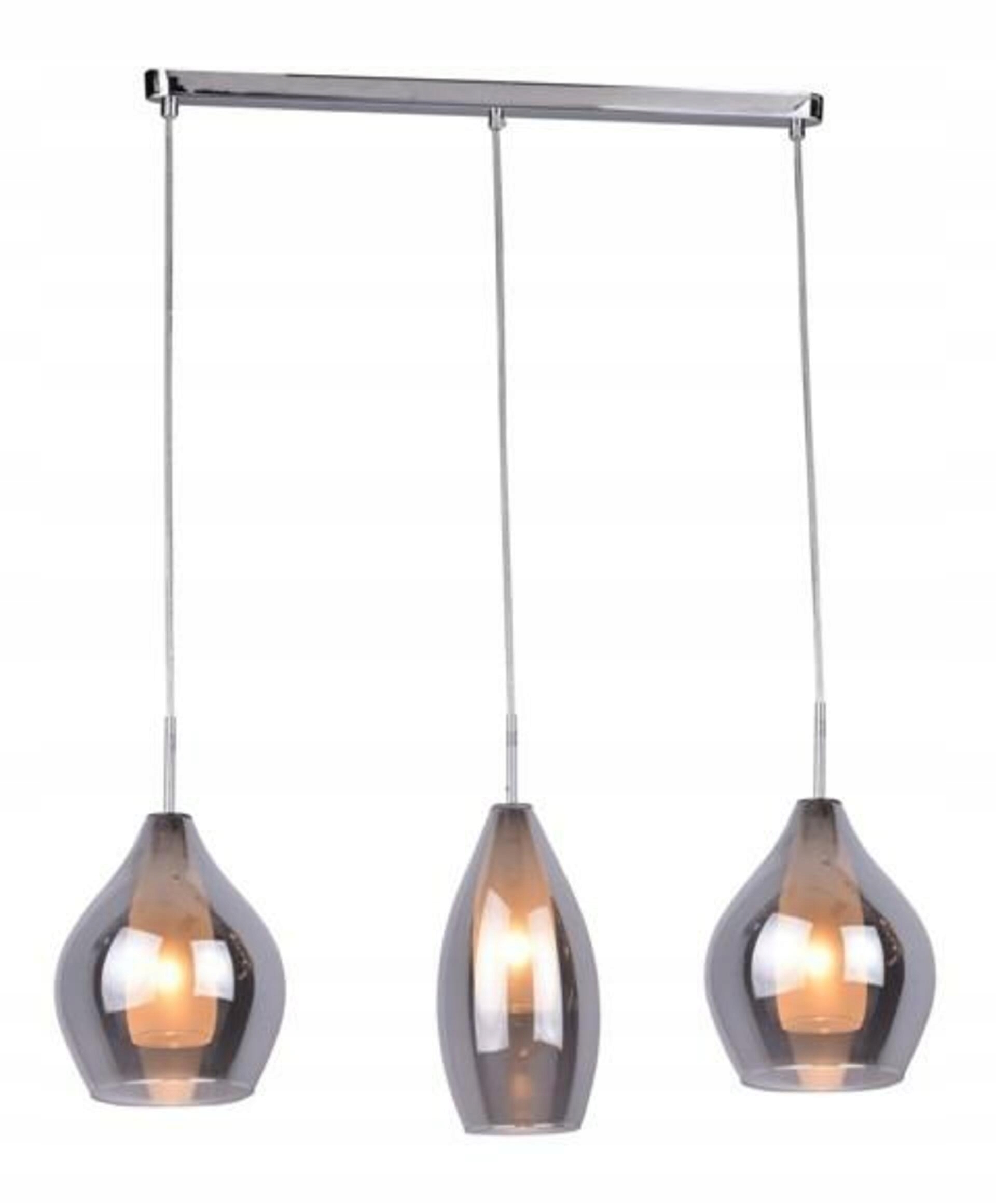 Závesné svietidlo AZzardo Amber Milano 3 chrome AZ2149 G9 3x40W IP20 60cm ch