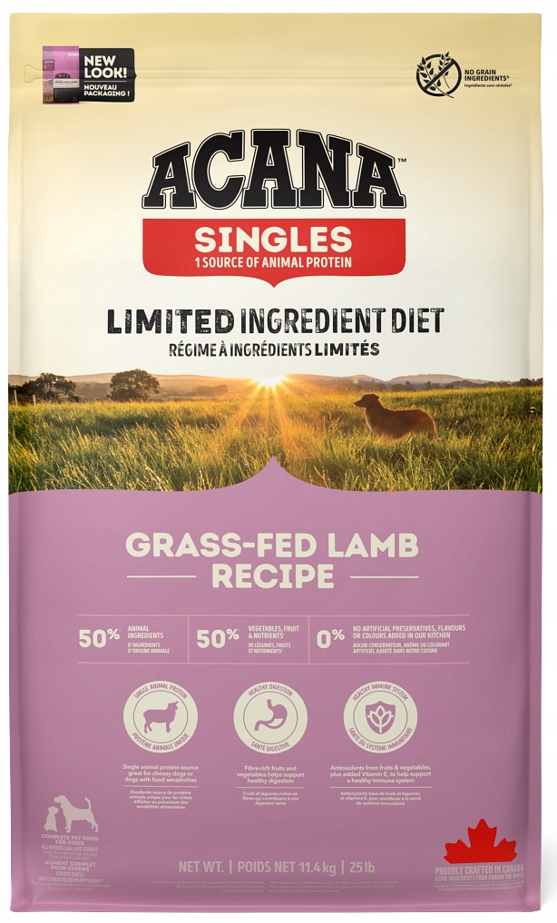 Acana Singles Grass-Fed Lamb 11,4kg