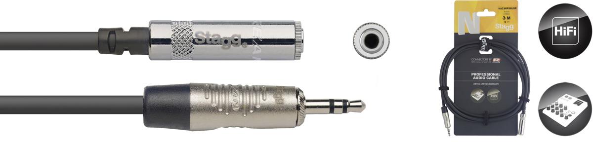 Stagg NAC3MPSMJSR kabel przejściowy 3m