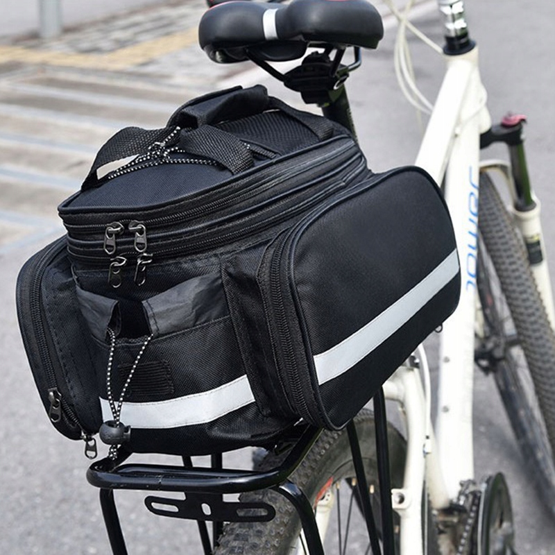 TORBA ROWEROWA WODOODPORNA TORBA NA BAGAŻNIK ROWEROWY NA TYLNYM 27L Zapięcie brak informacji
