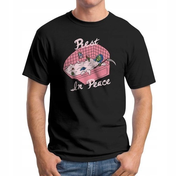 

Koszulka T-Shirt Rest In Peace Bath Skeleton XL