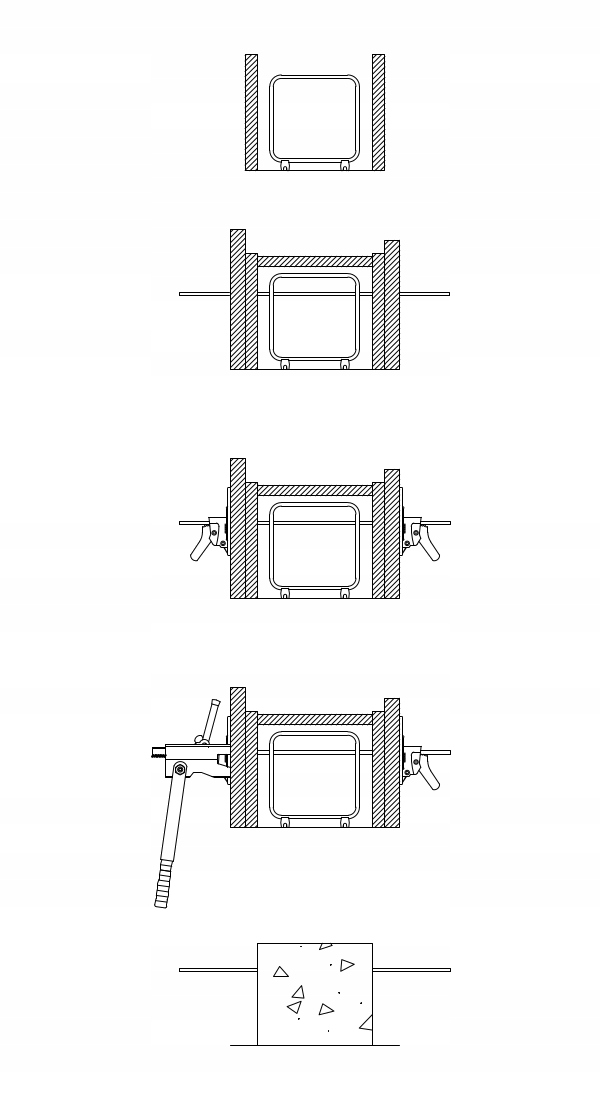 ZACISKI ŻABKI SPINKI SZALUNKOWE DO SZALUNKÓW x50 Marka Intako
