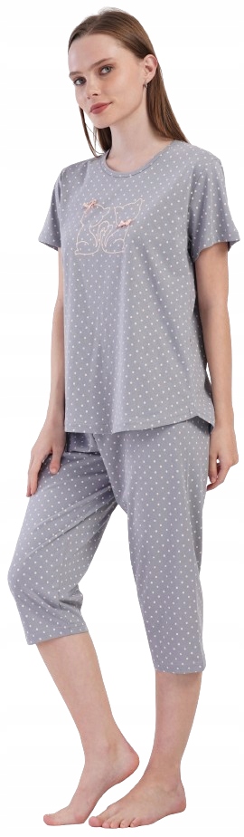 Pyžamo Kočky Pyžamo Hrášky Pár Koček S Mašličkami Tričko Rybářky L