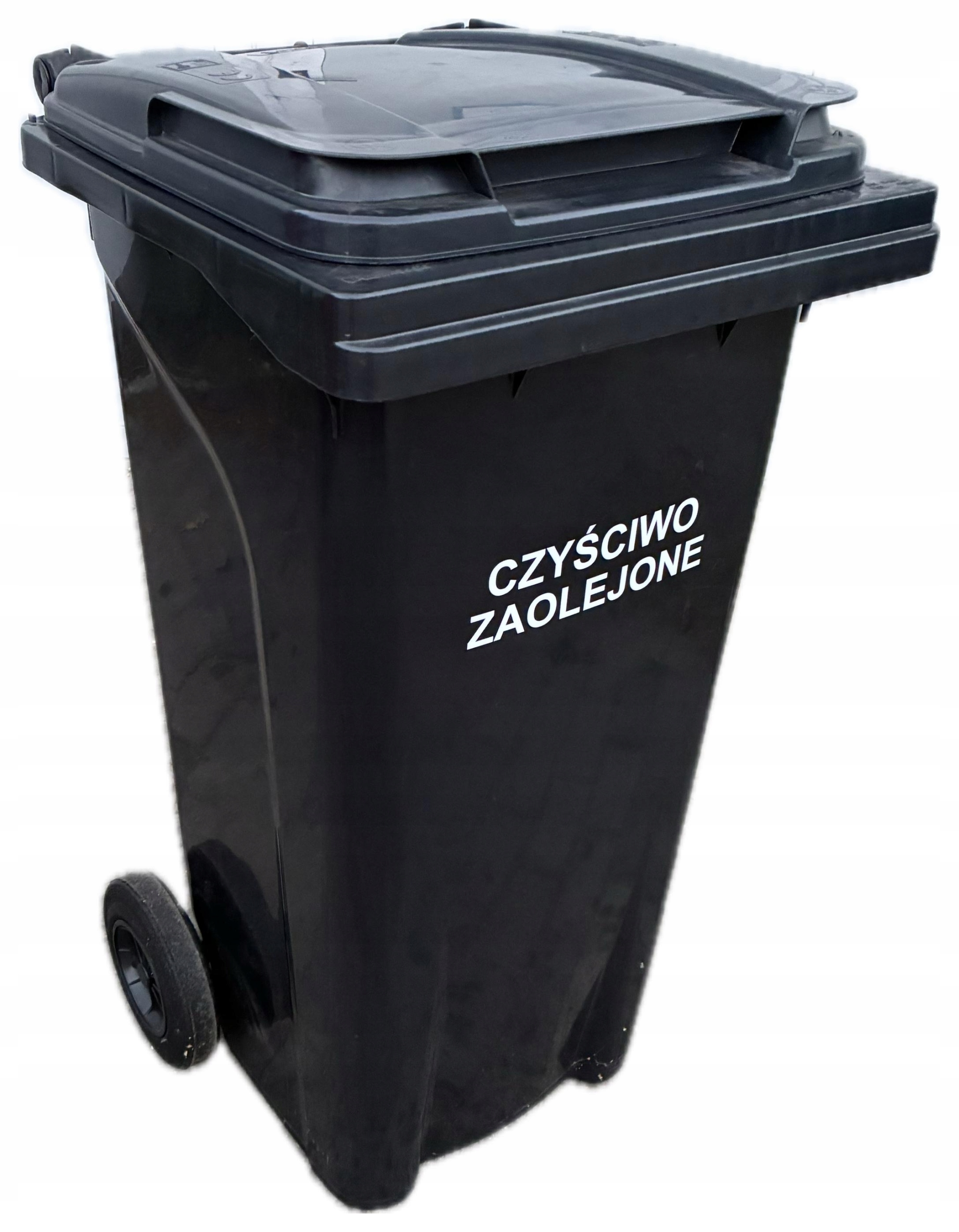 Kosz Pojemnik Na Czyściwo Zaolejone 120l Odpady Eko Czarny Plastik