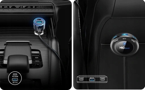 ROZDZIELACZ GNIAZDA ZAPALNICZKI ŁADOWARKA USB PD Stan opakowania oryginalne