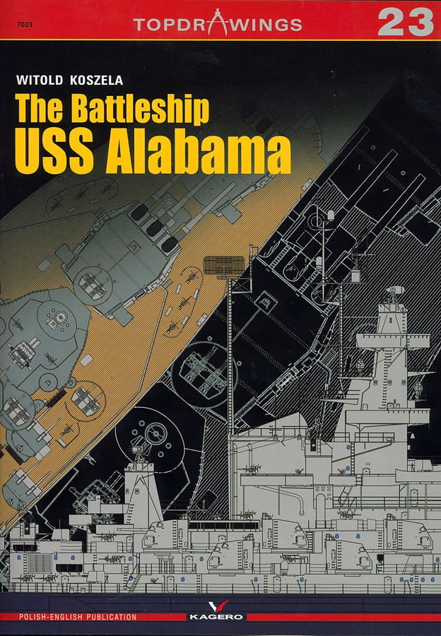 Hlavní Výkresy 23 pásovec Uss Alabama '42-47'