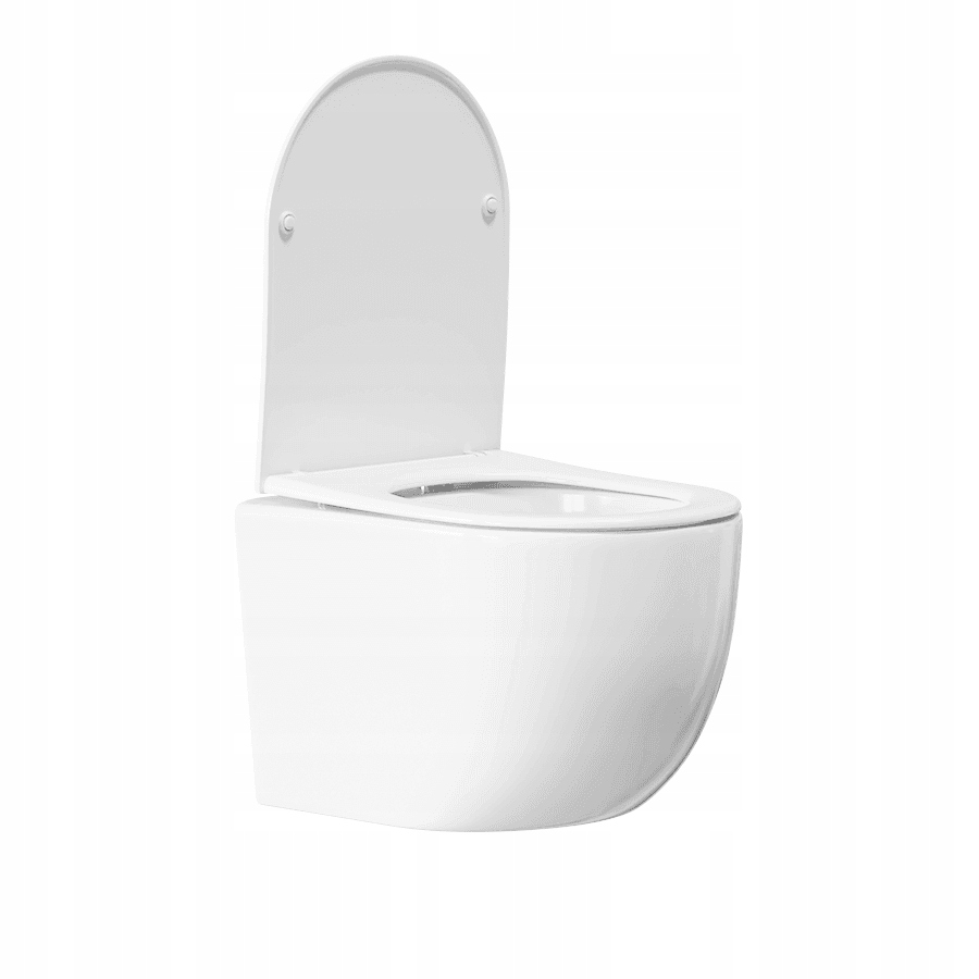 Závěsná Wc mísa Katrina 48 cm bílá bez okrajů, rimless Swiss Meyer