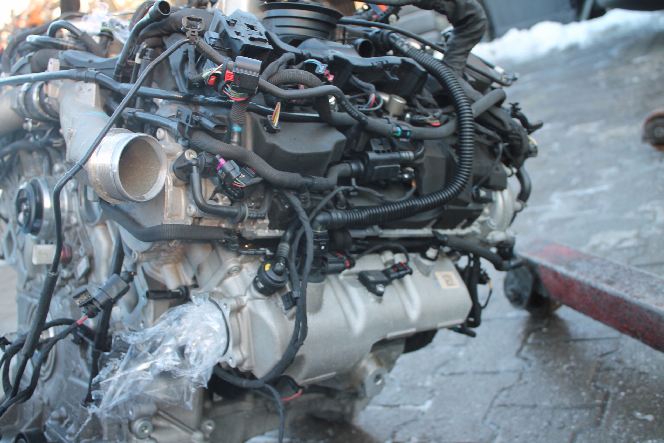engine complete AUDI RS6 RS7 30TYS KM 4,0 TFSI DJP