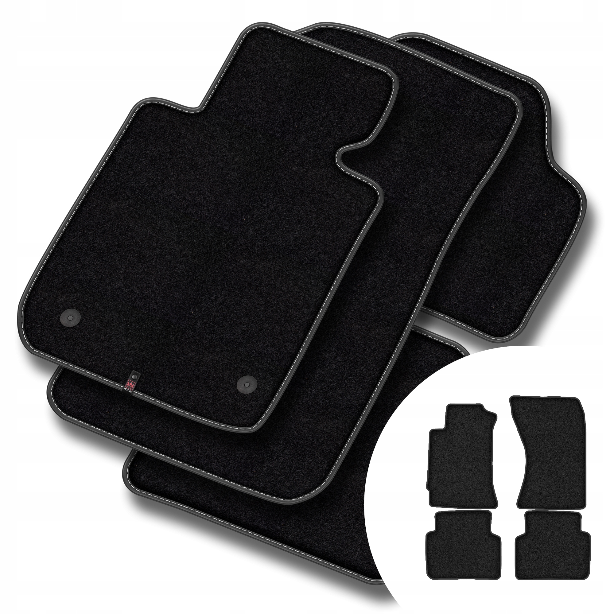 Velurové koberce Premium pro Subaru Forester II Sg 2002-2008