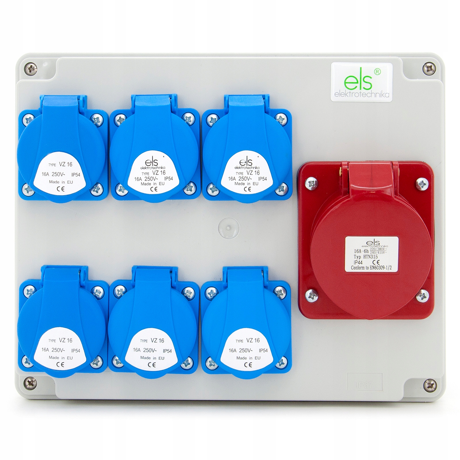 Stavební Rozvaděč Skříňka 16/5 6x230V IP44