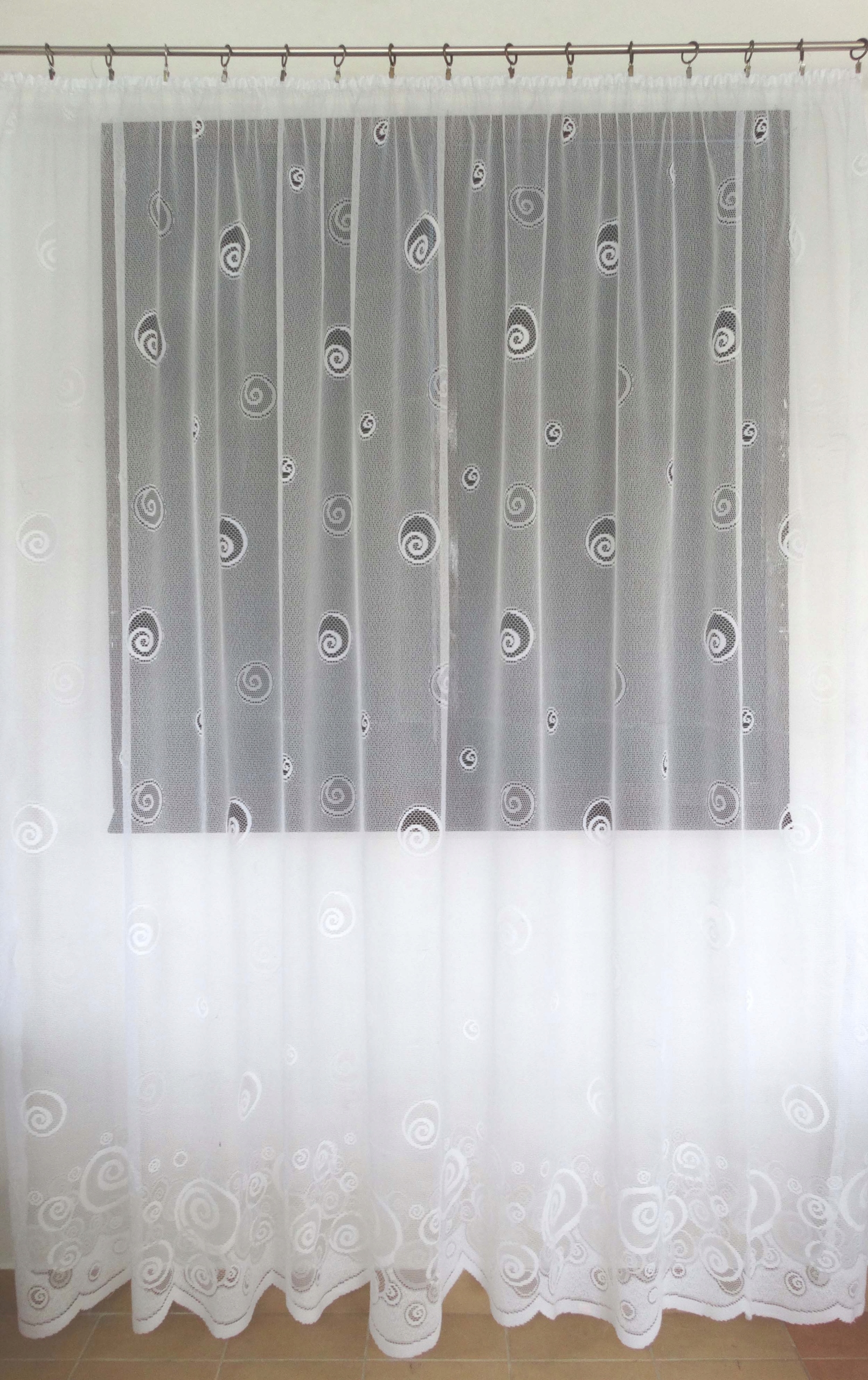 Mg Záclona 600/002 Bílá 350x250 hotová s páskou M