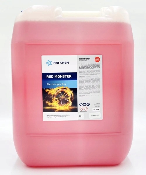 PŁYN DO MYCIA FELG RED MONSTER 20L PRO-CHEM