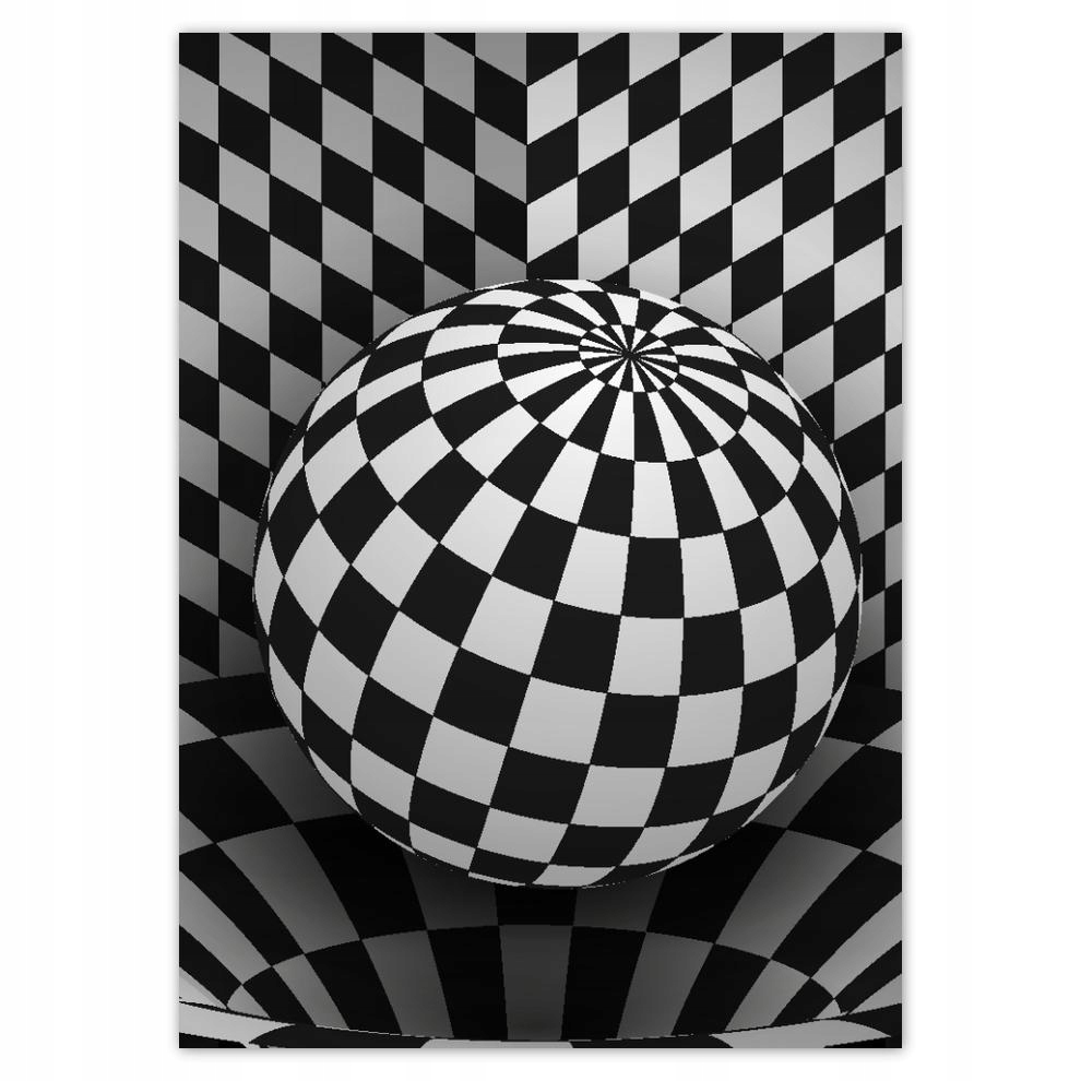 

Plakat 50x70 Abstrackja czarnobiała