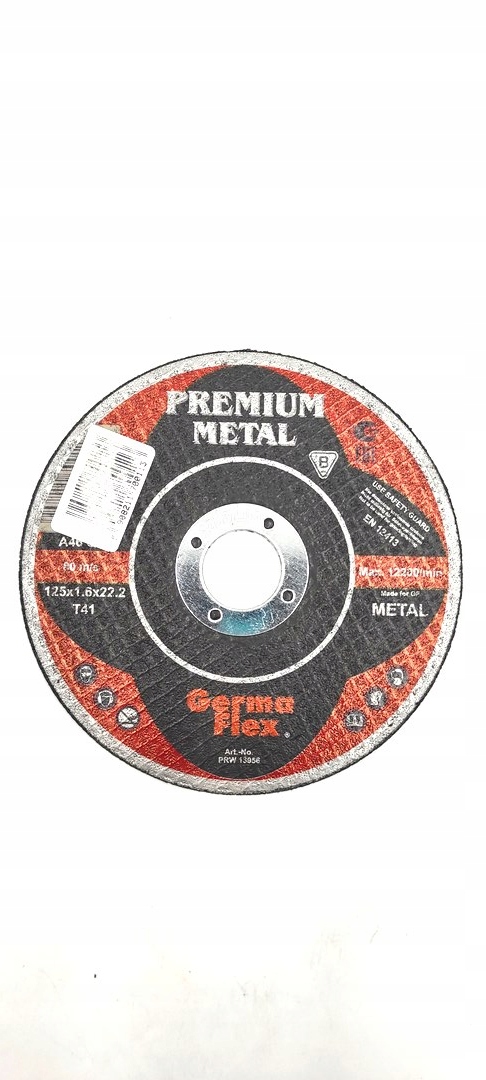 

Tarcza płaska do cięcia metalu Premium A46Q T41 12