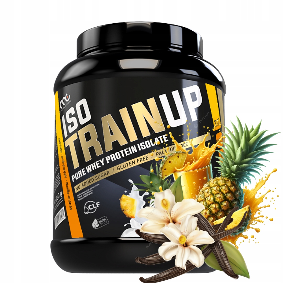 Muscle Clinic Iso Train Up 750 g Wpi proteinový izolát vanilka-ananas