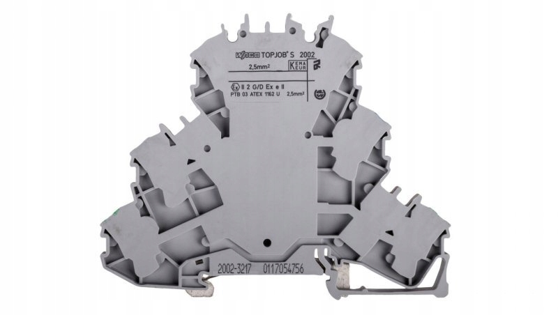 

Złączka szynowa 3-piętrowa 2,5mm2 szara Pe/n/l 200