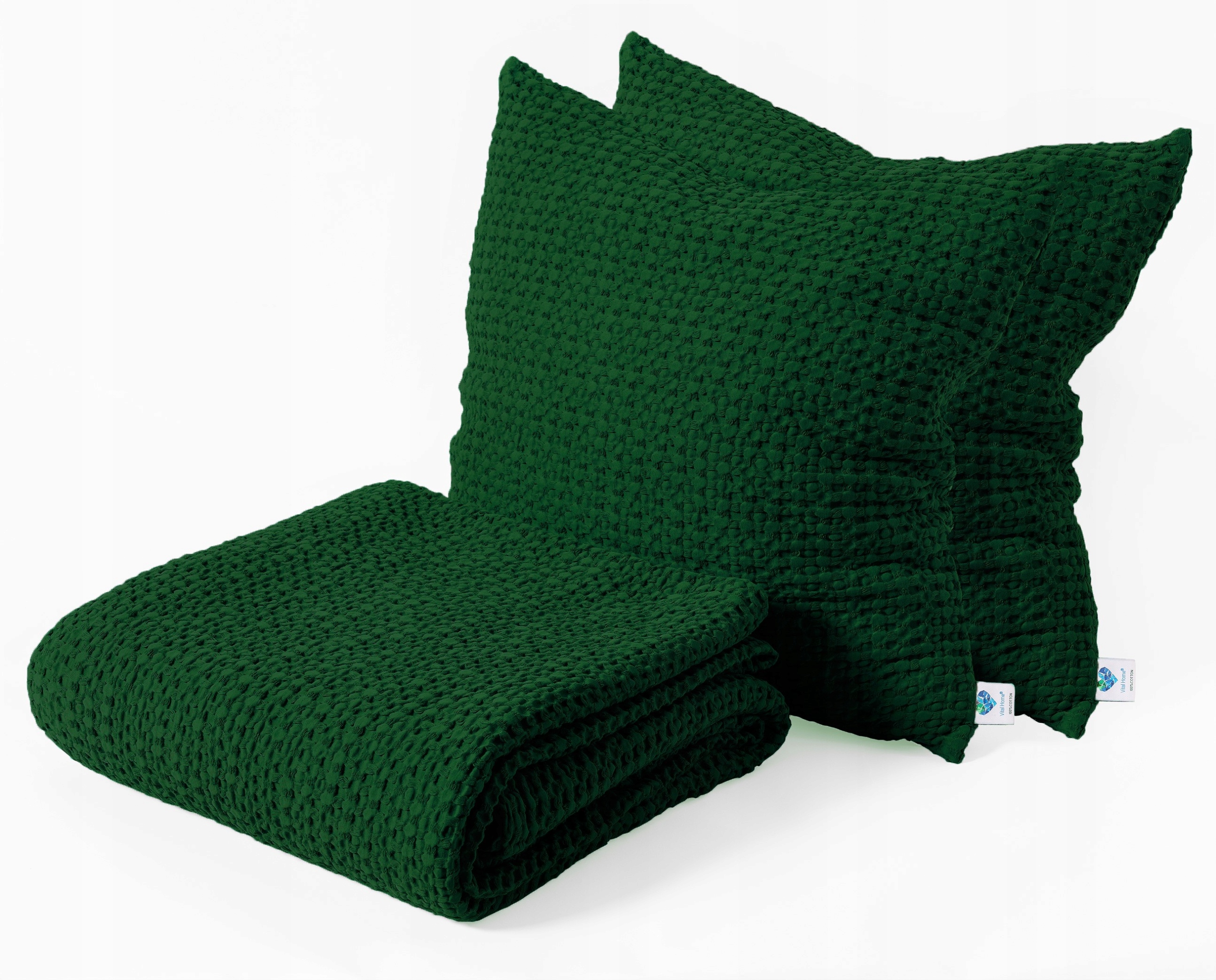 

Poszewka Poduszka 40x40 Favo Bottle Green V27194