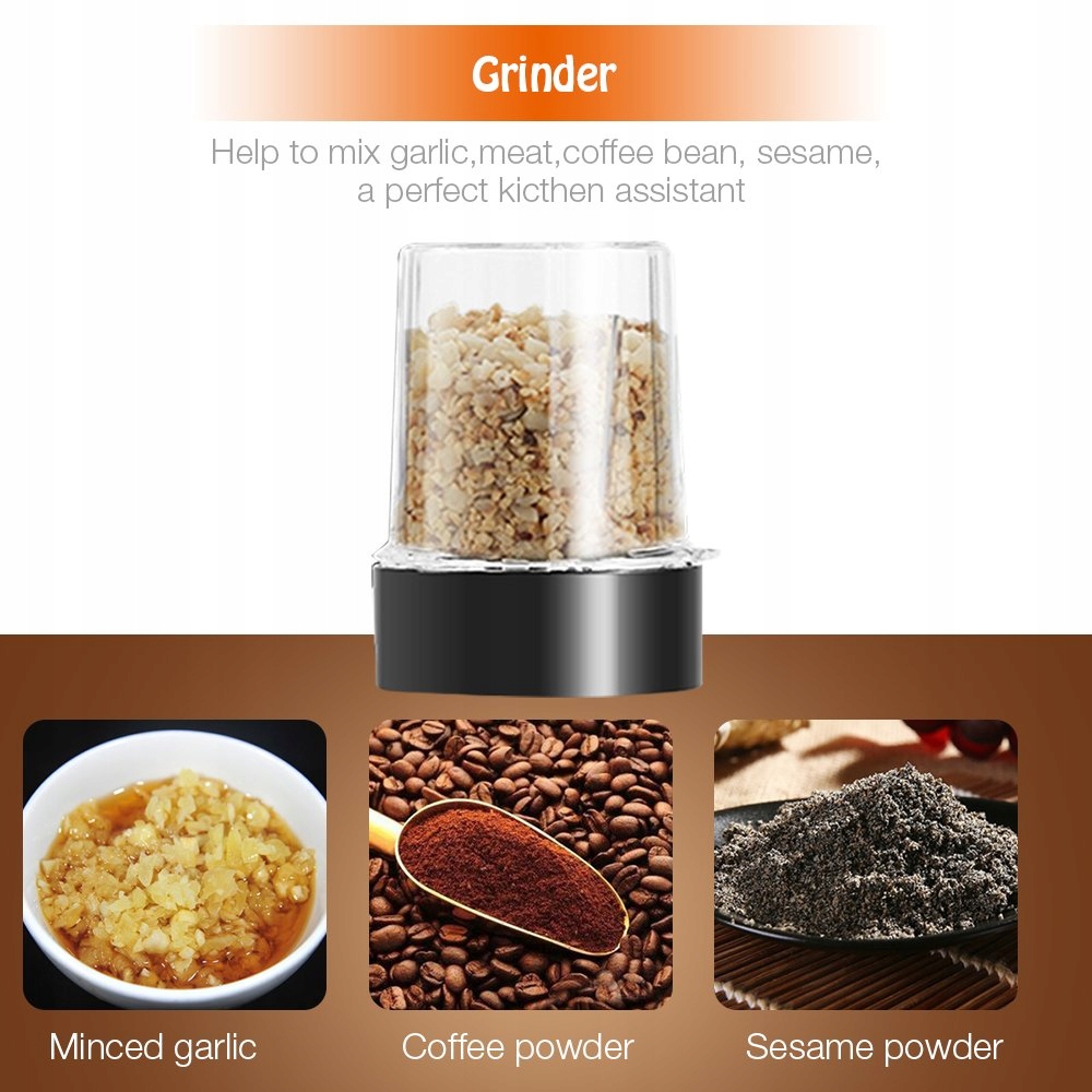 WAWORIO Mikser Smoothie 700W Wielofunkcyjny Z Blenderem i Butelką 570ml — miniatura 5
