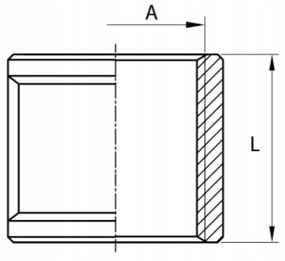 MUFA MOSIĘŻNA 3/8' Typ kształtka
