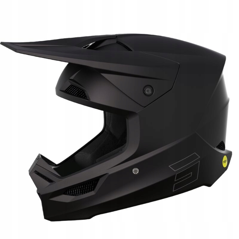 Motocyklová Prilba Enduro Cross Štvorkolka Shot Race Solid Black Matt S
