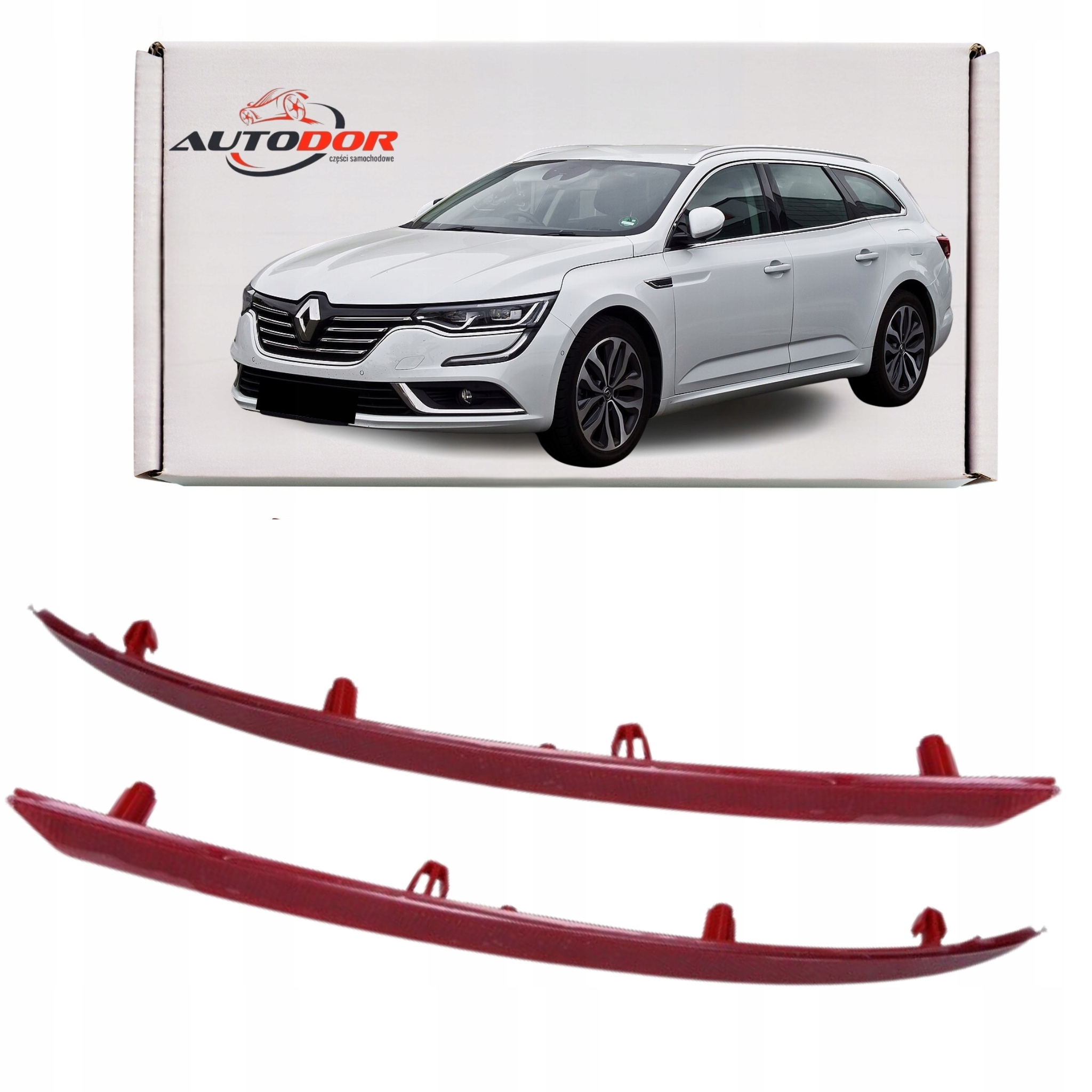 Renault Talisman 2015-2022 Reflektory Odrazníky Nárazníku Zadní Pravý+levý Sada