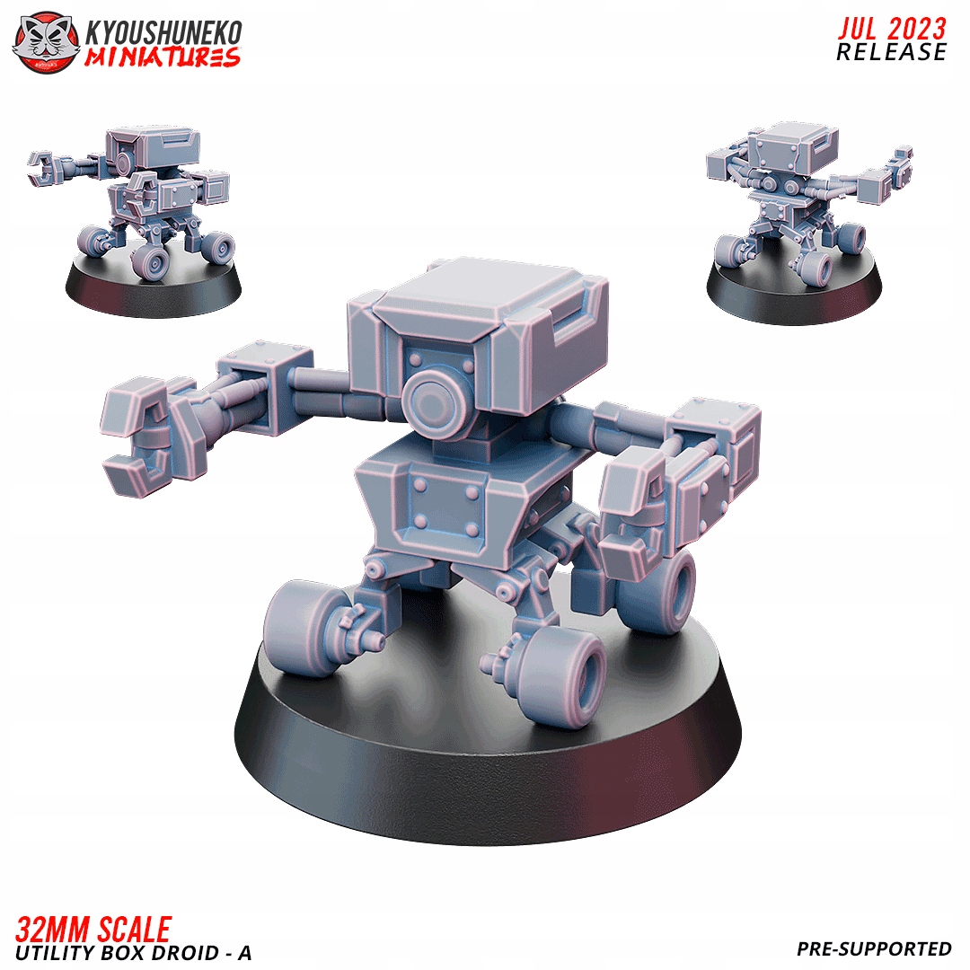 Utility Box Droid A Kyoushuneko Miniatures