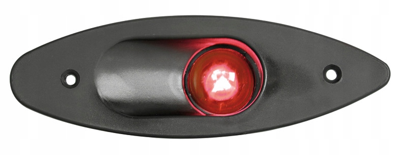 LAMPA NAWIGACYJNA CZERWONA (ŁEZKA CZARNA)