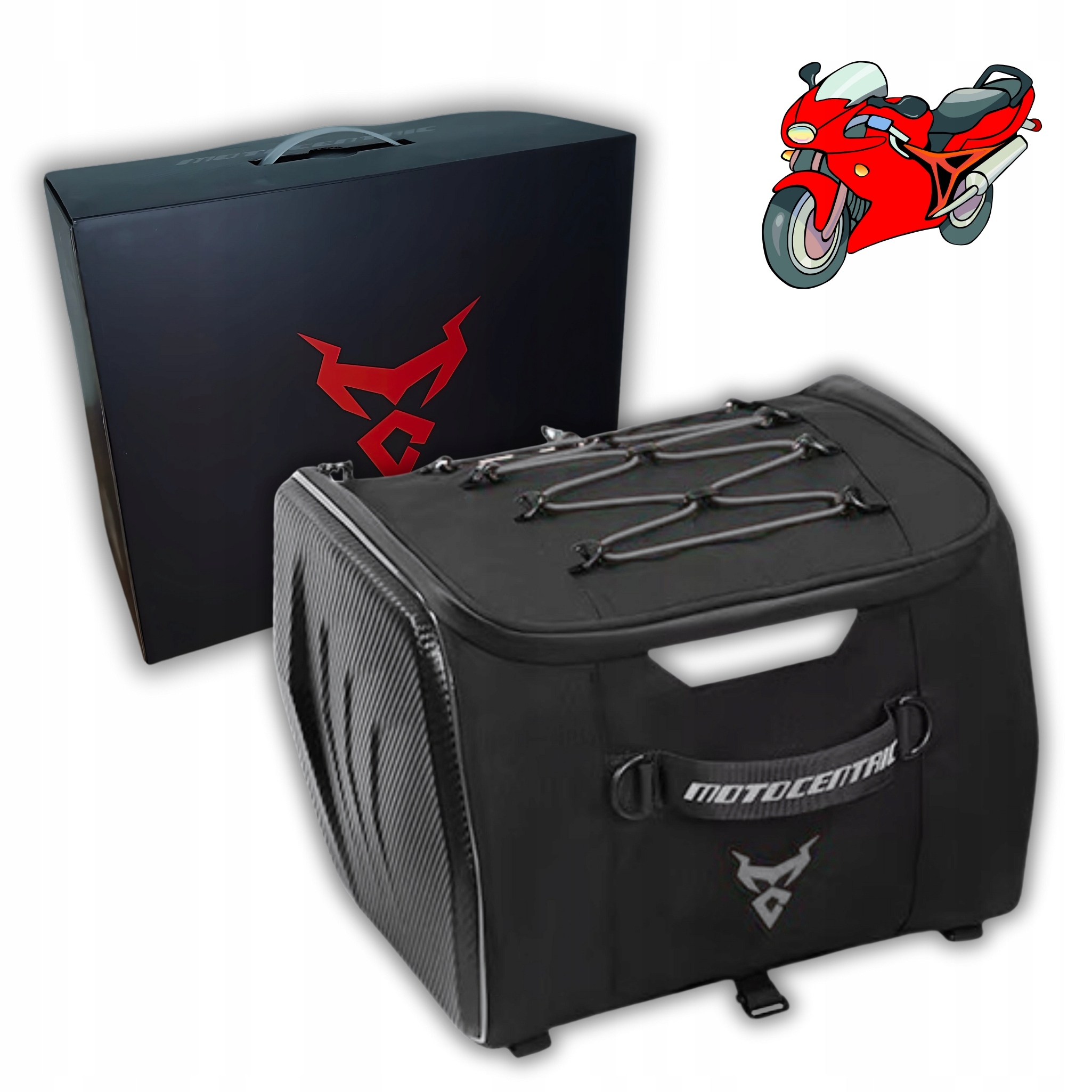 Kufr taška na motocykl skútr karbon motocyklové kufry brašna brašny