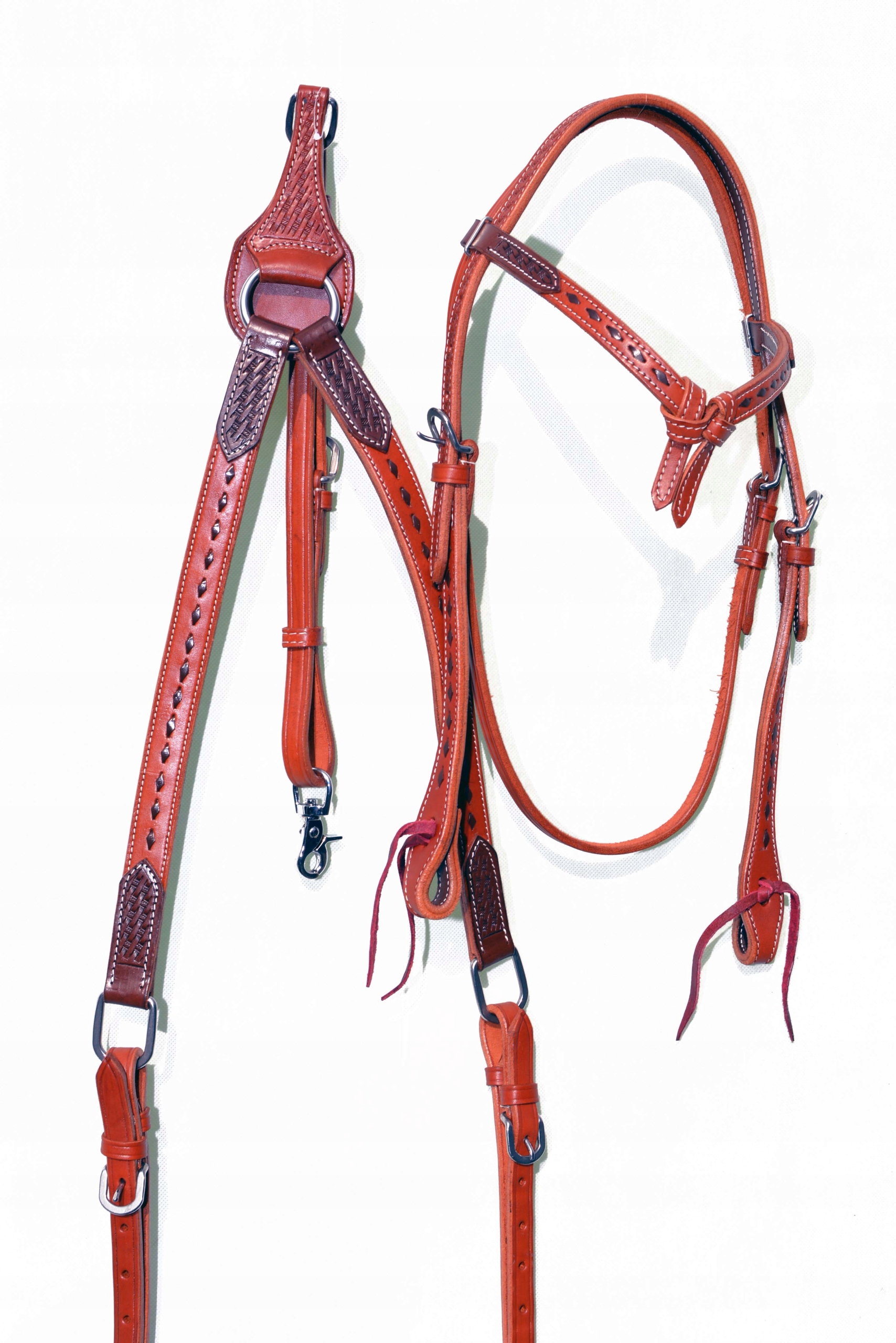 Ogłowie Western Z Usa+ Napierśnik Roz. Full /cob