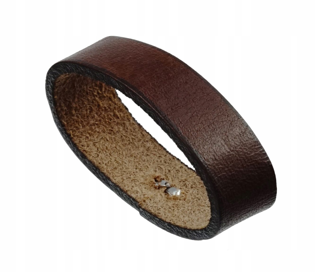 

Skórzana Szlufka Do Paska 2,5 CM Brązowa