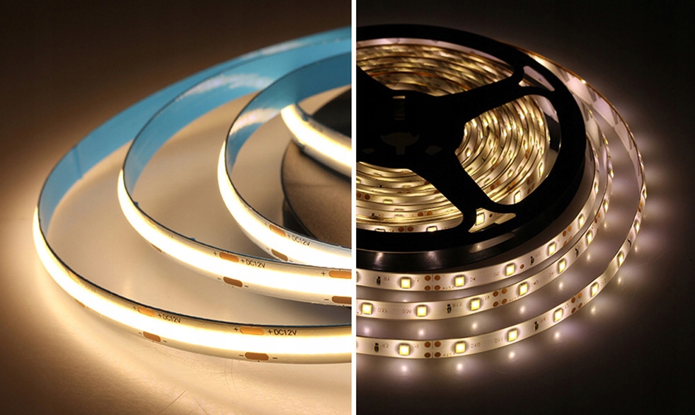TAŚMA LED COB 12V 12w/m ip44 NEON NEUTRAL 1m LINIA Długość 1 m