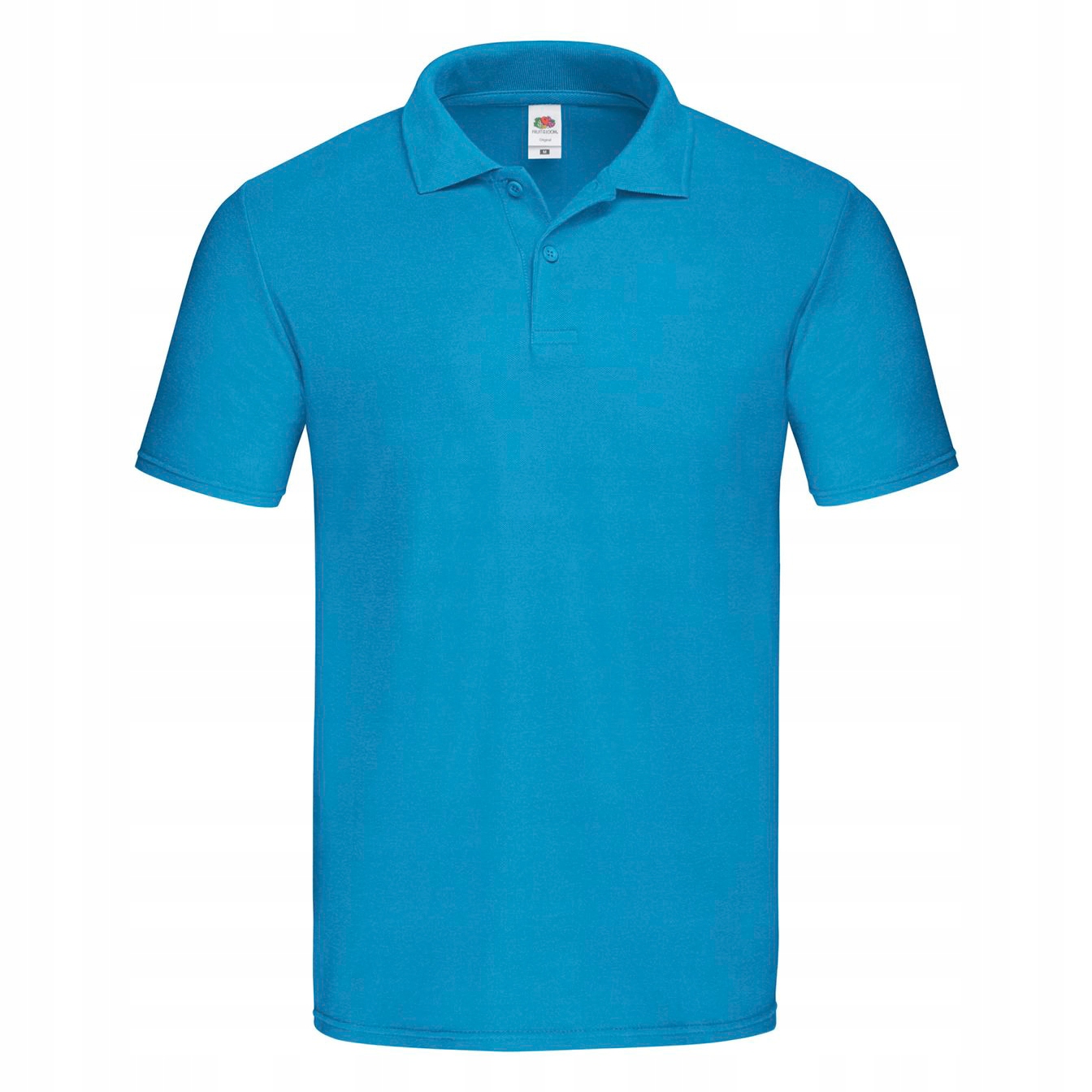 KOSZULKA Polo ORIGINAL Fruit of The Loom azure L