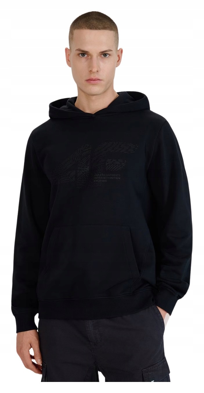 Mikina 4F M1585 Hluboká Černá 4FWSS25TSWSM1585 20S vel. 2XL