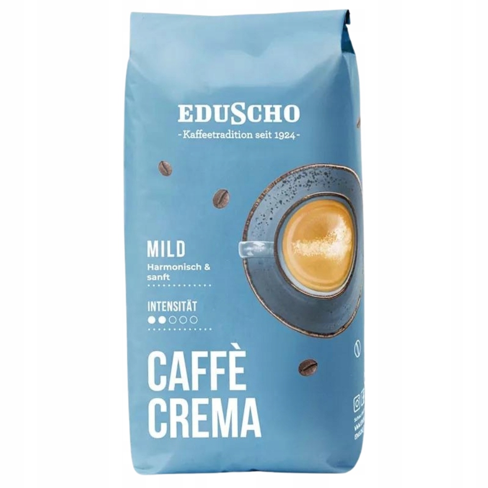Káva zrnková Tchibo Eduscho Caffe Crema Mild 1 kg arabica robusta