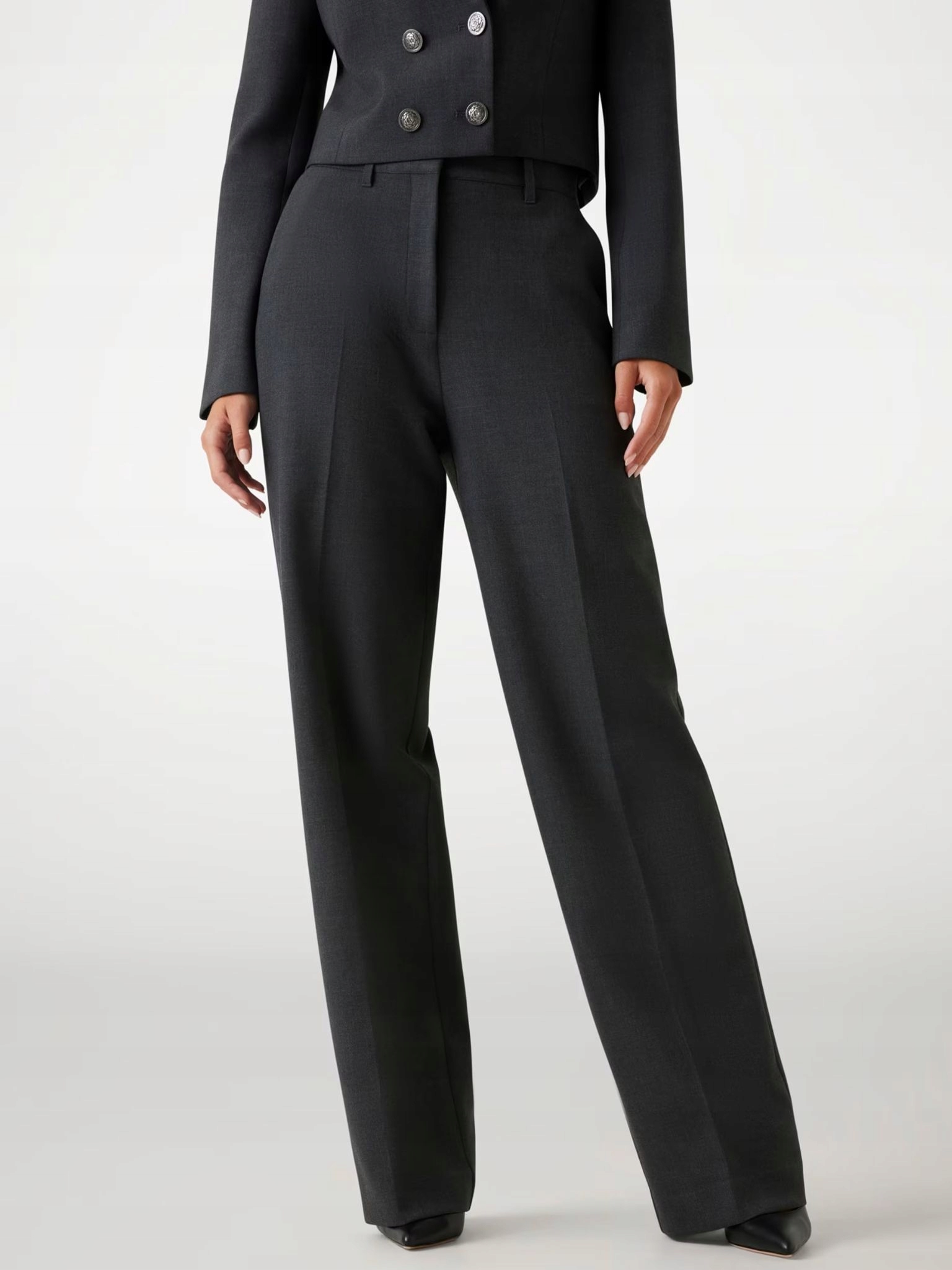 Dámské kalhoty Guess W5BB08 W2402 Šedé S